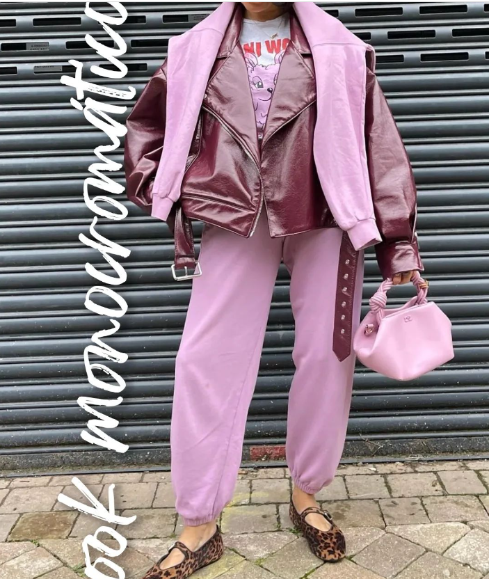 look monocromático
